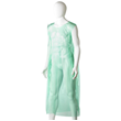 Disposable Polyethylene Sleeveless Aprons Green, 800mm x 1400mm x 30mu, 100 Aprons Box